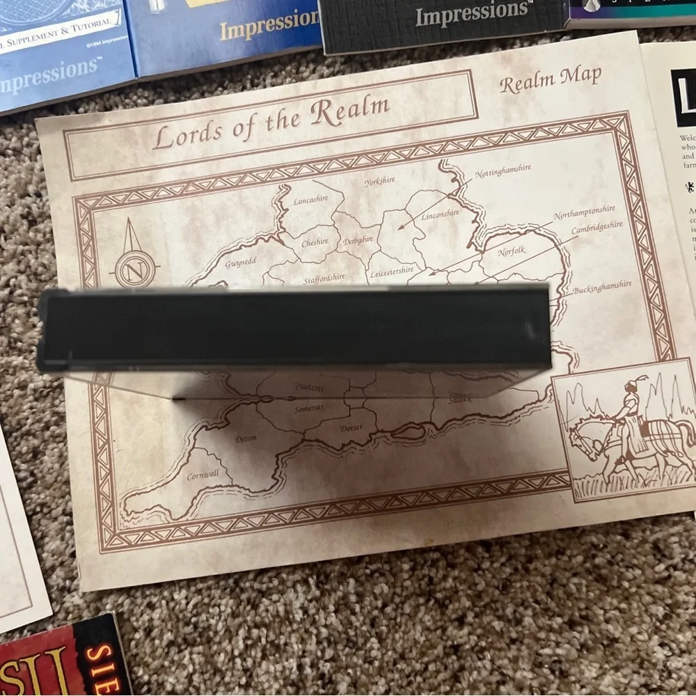 Lords Royal Collection 4 Disc Set Map 5 Manuals Reference Card PC Game